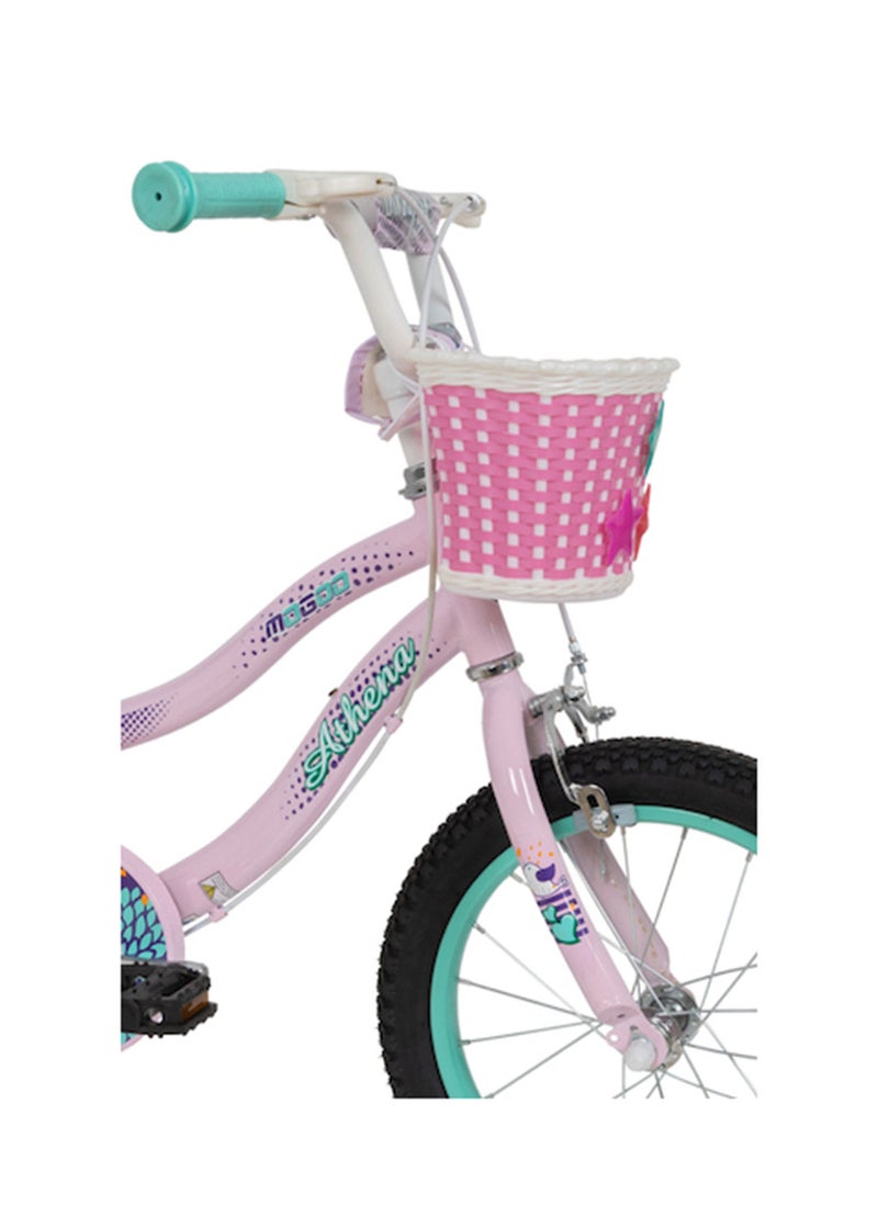 MOGOO Athena Balance 16 Inch Kids Bike | 16-Inch Wheel Size | Adjustable Seat | Light Pink Color - Image 3