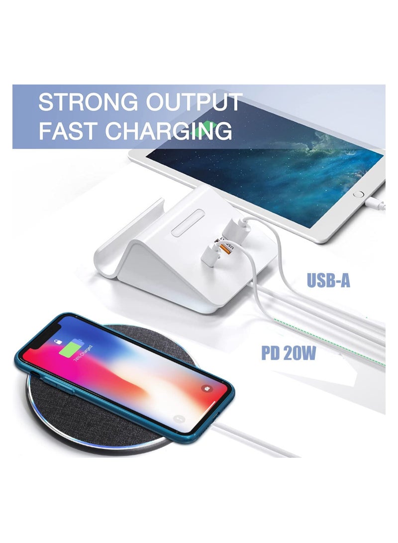 USB C Charger 45W Charging Station(White) - Image 3