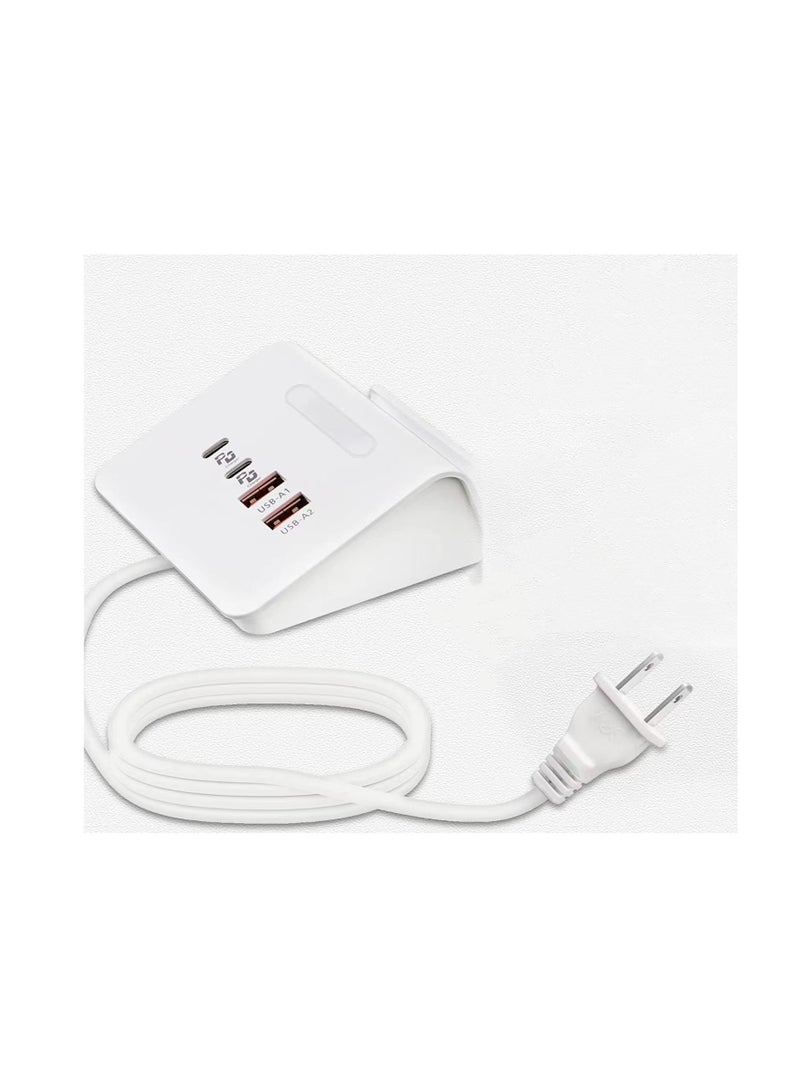 USB C Charger 45W Charging Station(White) - Image 1
