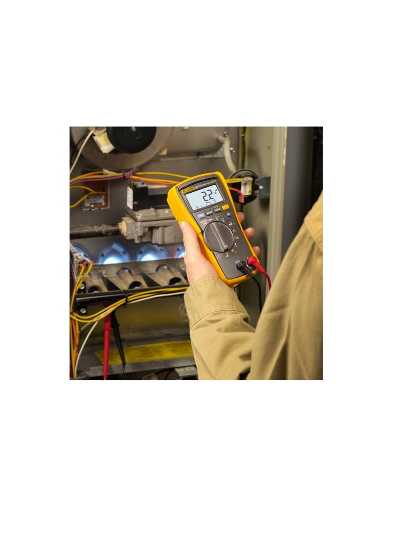 FLUKE Fluke Digital HVAC Multimeter, CAT III 600V, -40°C to 400°C, 600μA  - Image 3