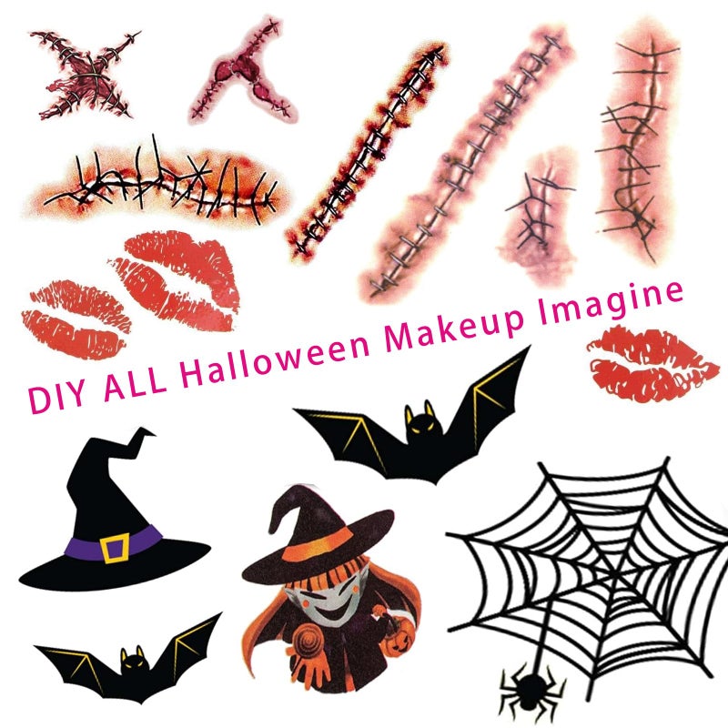MECOLOUR Printable Temporary Tattoo Paper 8.5"X11"-5 Sets for Inkjet printer DIY Image Transfer Decal Paper for Skin, For Halloween, Celebrate Festivals, Parties, Birthday Bashes,New Year - Image 4