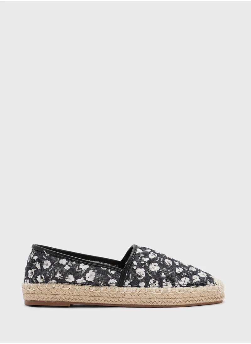 ELLA Floral Mesh Espadrille