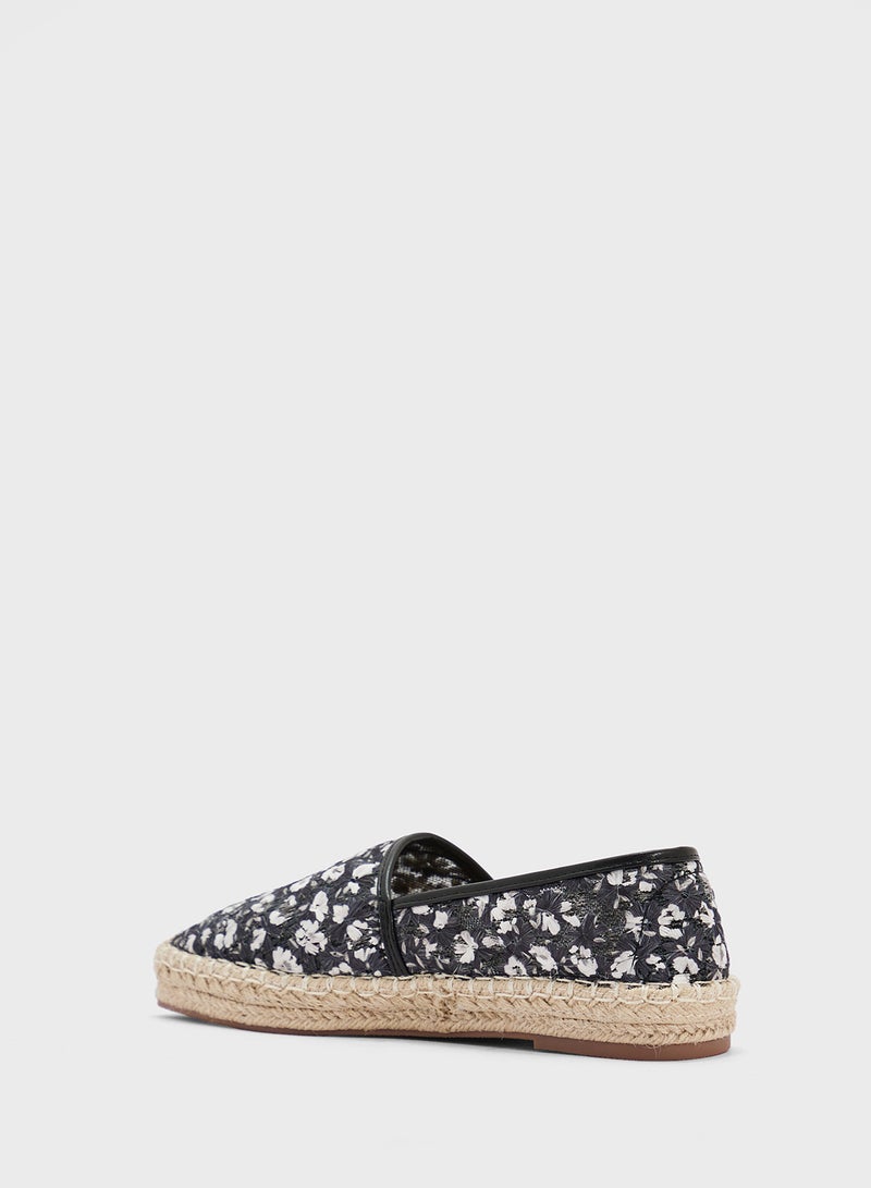 ELLA Floral Mesh Espadrille - Image 2