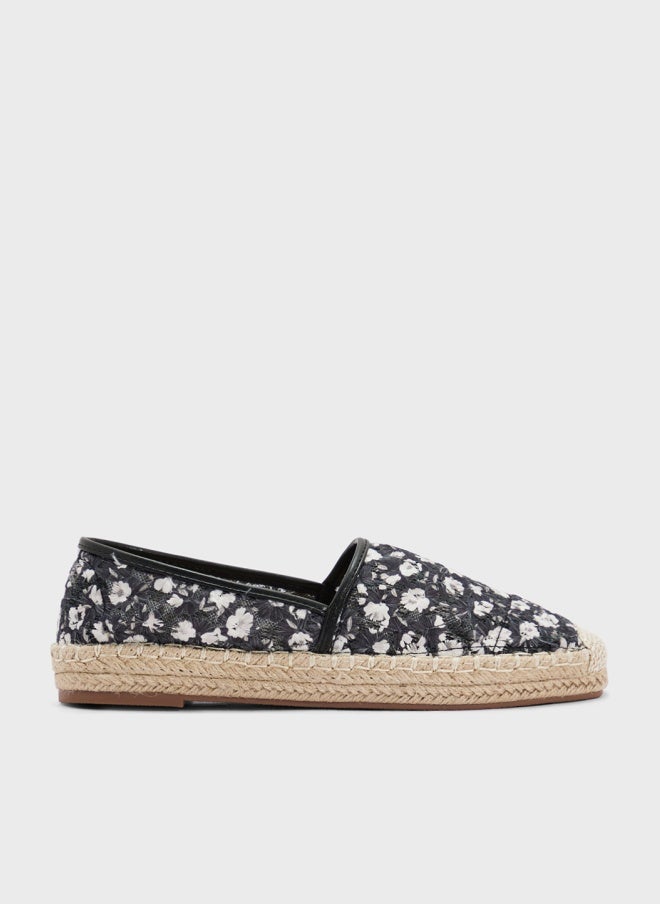 ELLA Floral Mesh Espadrille - Image 1
