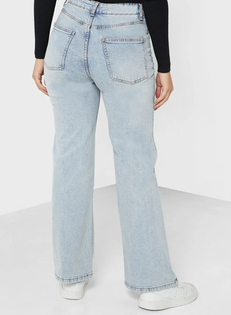Cotton On High Waist Straight Jeans