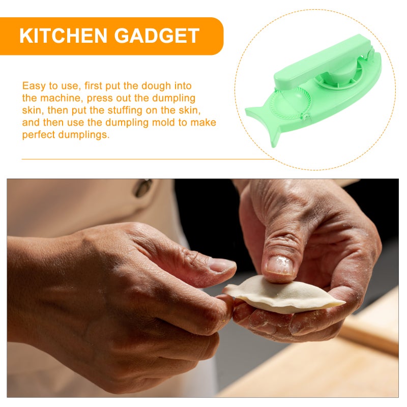 Kitchen Dumpling Maker Dumpling Wrapper DIY Mold Manual Dough Presser Kitchen Tool - Image 4