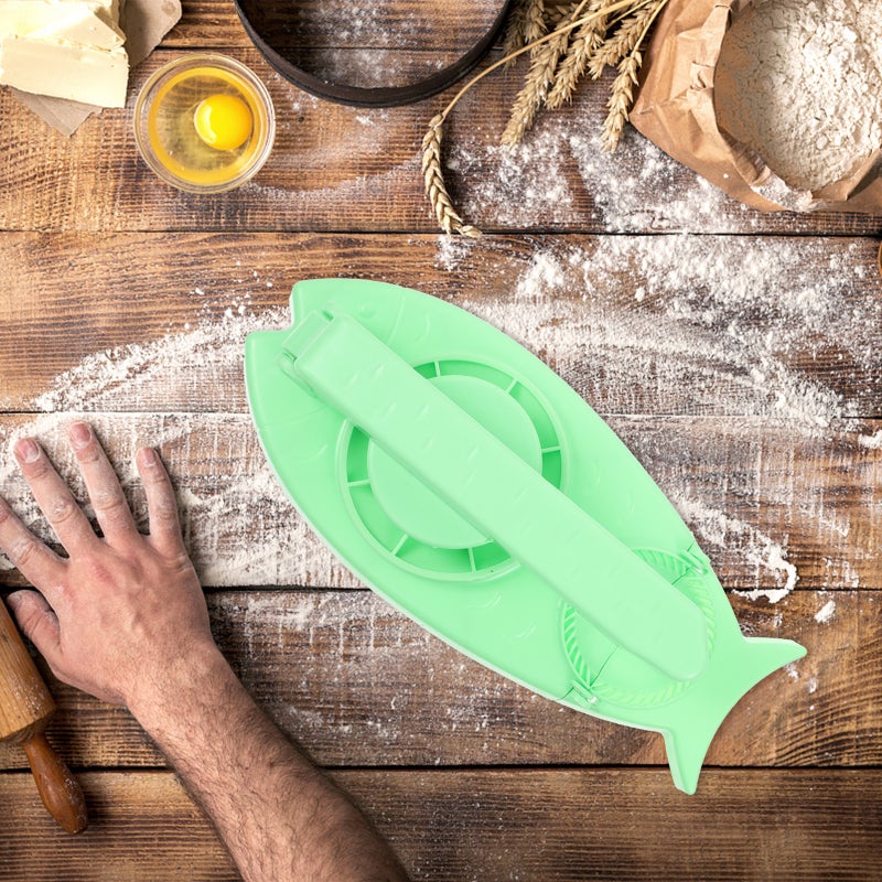 Kitchen Dumpling Maker Dumpling Wrapper DIY Mold Manual Dough Presser Kitchen Tool - Image 2