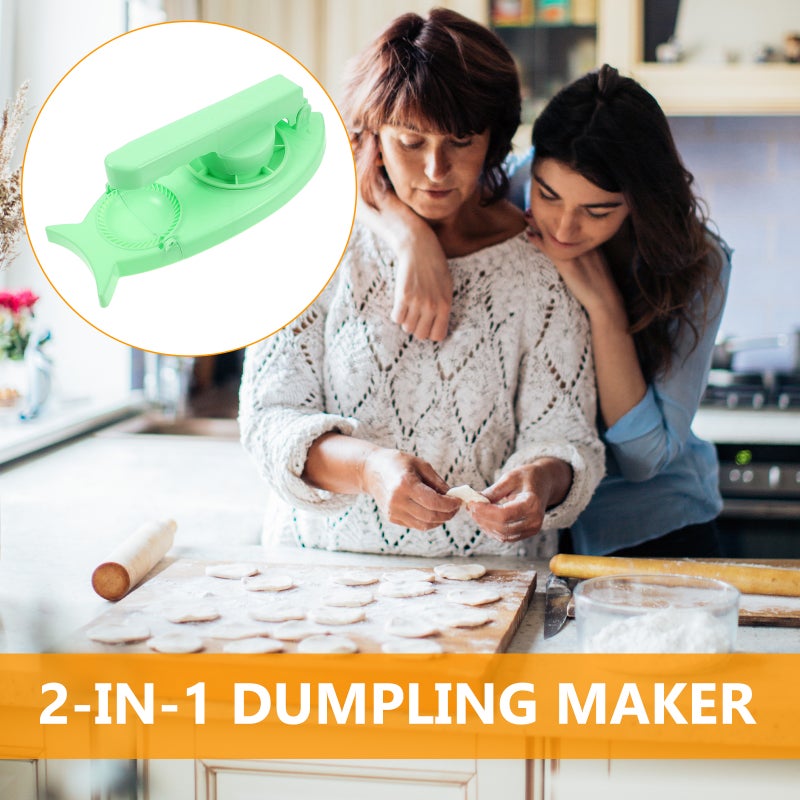 Kitchen Dumpling Maker Dumpling Wrapper DIY Mold Manual Dough Presser Kitchen Tool - Image 3