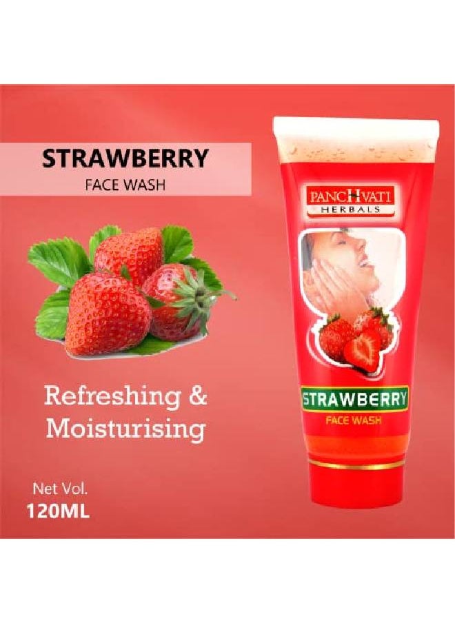 Panchvati Herbals Strawberry Face Wash 60 ml Pack of 2 120 ml  - Image 5