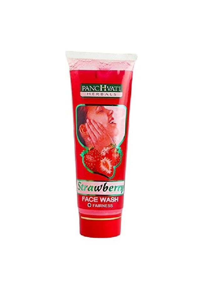 Panchvati Herbals Strawberry Face Wash 60 ml Pack of 2 120 ml  - Image 1