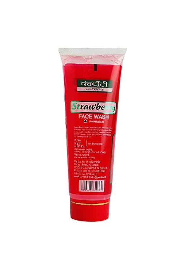 Panchvati Herbals Strawberry Face Wash 60 ml Pack of 2 120 ml  - Image 4