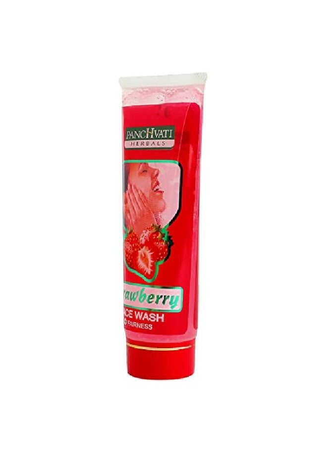 Panchvati Herbals Strawberry Face Wash 60 ml Pack of 2 120 ml  - Image 3