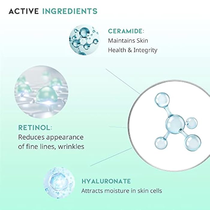 #OOTD Retinol Eye Cream Serum For Wrinkle Lift, Anti Aging, Under Eye Bag, Puffy Eyes and Dark Circles Treatment, Ceramide, Hyaluronate, Korean Vegan Facial Serum 30g - Image 3