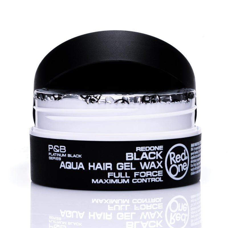 Redone Hair Styling Wax Black 150ml | Extra Hold | Gel Wax | Lime Scent | Long Lasting & Shiny Finish | For Men & Women | Professional Hair Styling Formula | Maximum Control & Smooth Texture - Image 4