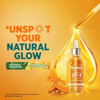 Himalaya Dark Spot Clearing Turmeric Face Serum | 10% Glycolic Acid & 2% Niacinamide | 15ml - view 5