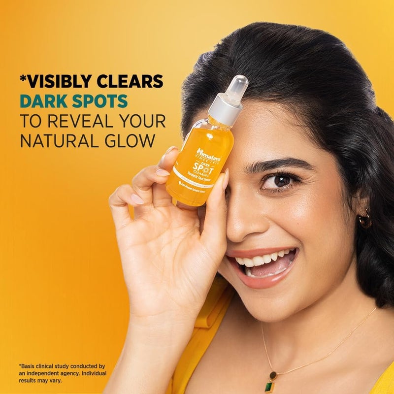 Himalaya سيروم الوجه بالكركم لإزالة البقع الداكنة من هيمالايا | 10% حمض الجليكوليك و 2% نياسيناميد | 15 مل - Image 4