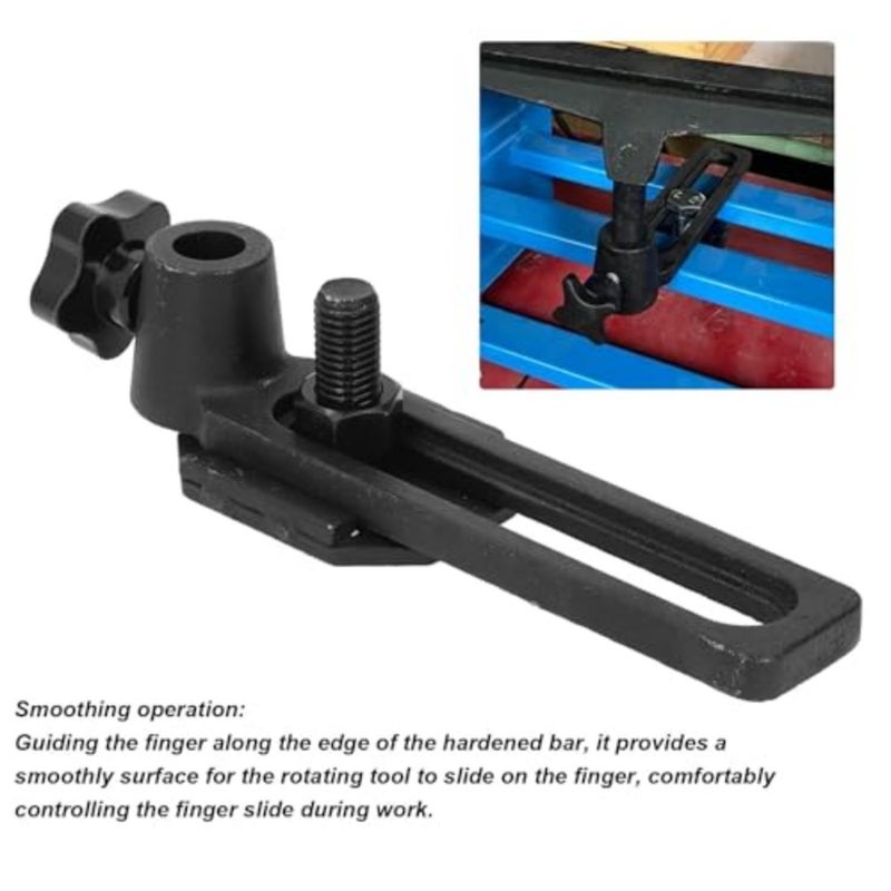 Lathe Tool Holder Base 5 8 Inch Post Column Woodworking Turning Accessories Workshop Diy Equipment Small Metal Cast Steel Wood Rest Projects Support - Image 3
