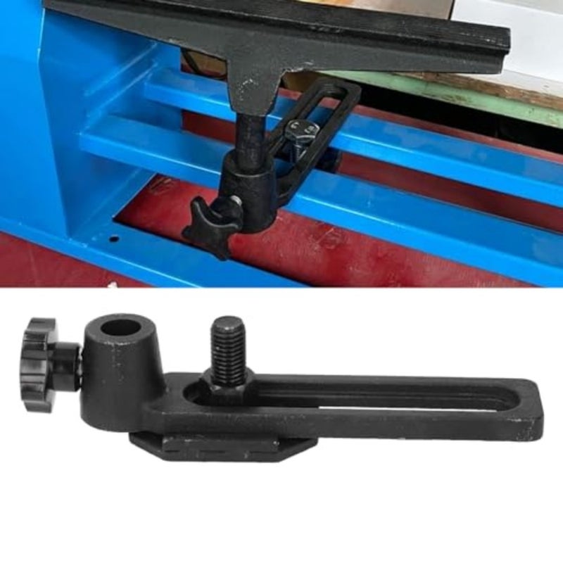 Lathe Tool Holder Base 5 8 Inch Post Column Woodworking Turning Accessories Workshop Diy Equipment Small Metal Cast Steel Wood Rest Projects Support - Image 5