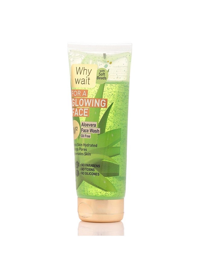 W2 Why Wait Aloe Vera Face Wash - Hydrating, Pore-Cleansing and Skin Rejuvenating Formula 225 ml - Image 3