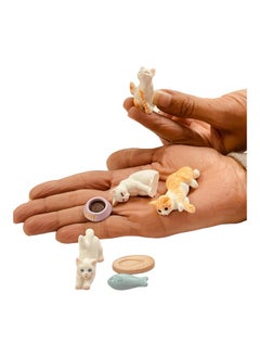 Krisah Krisah Resin Miniature Doll House/Garden Decoration Items (Cat Family Set of 7pcs)  - Image 3
