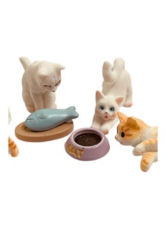 Krisah Krisah Resin Miniature Doll House/Garden Decoration Items (Cat Family Set of 7pcs)  - Image 5