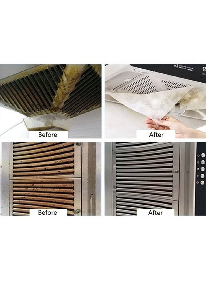 HY Convenient Range Hood Grease Filter, 2 Pcs High Efficient Grease Filter Paper, Range Hood Filter, Eco Friendly for Lampblack Machine for Home  - Image 3