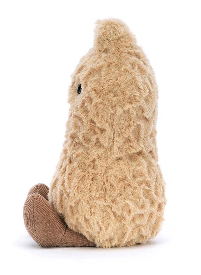 Jellycat Amuseables Peanut – Soft Plush Peanut with Smiley Face & Corduroy Legs – 15cm Nut Plush for Kids, Décor & Collectors - Image 5