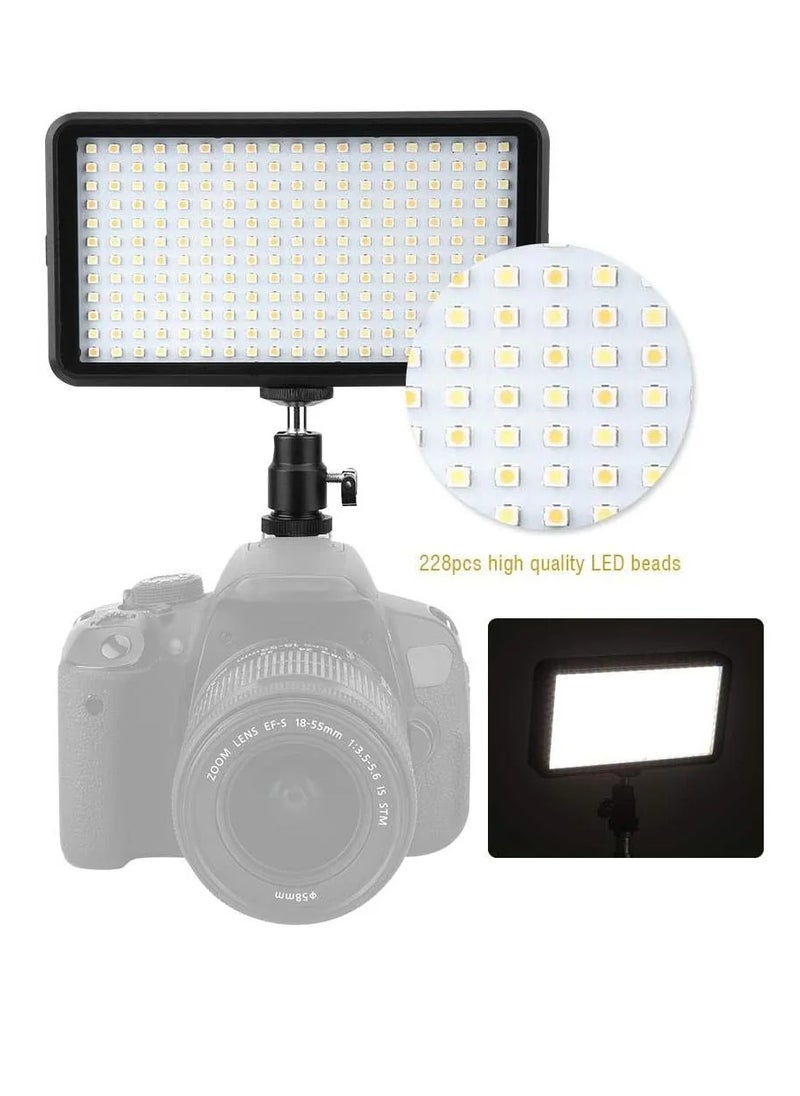 Generic - W228 LED Panel Light Adjustable Portable for Photography and Video Cameras - Image 1