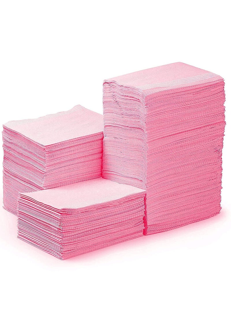 مرايل أسنان 13 × 18 عبوة للاستعمال مرة واحدة مكونة من 500 منديل مريلة لطبيب الأسنان ناعمة ومقاومة للماء للمرضى الطبيين وأغطية صينية للأسنان ومستلزمات الوشم الشخصية للنظافة تحت الوسادة - Image 1