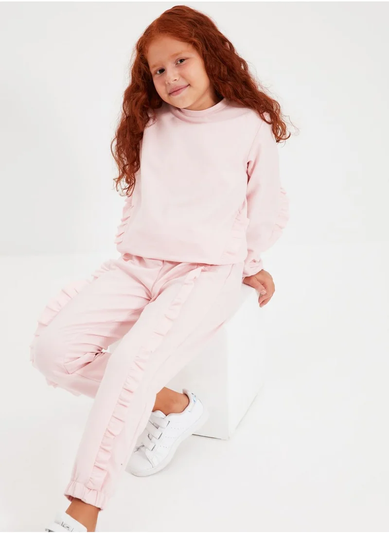 trendyol Kids Frill Detail Sweatshirt