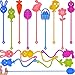 Howzcci 36 Pack Easter Sticky Hands Toys Easter Egg Bunny Chick Carrot Flower Basket Sticky Stretchy Toys for Kids Girls Boys Easter Basket Stuffers Easter Party Favors Gifts - Image 2