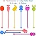 Howzcci 36 Pack Easter Sticky Hands Toys Easter Egg Bunny Chick Carrot Flower Basket Sticky Stretchy Toys for Kids Girls Boys Easter Basket Stuffers Easter Party Favors Gifts - Image 4