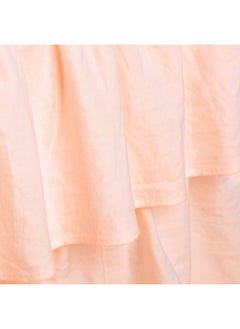 Sahaler Sahaler 3 Tiered Ruffled Crib Skirt Baby Girl Nursery Bedding Dust Ruffle Pink Skirt001  - Image 4