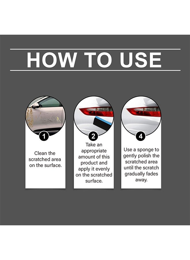 Car Scratches Remover, 30ml Professional Car Scratch Repair Kit with Sponge, Auto Paint Scratches Remover Professional for Maintenance - Image 4