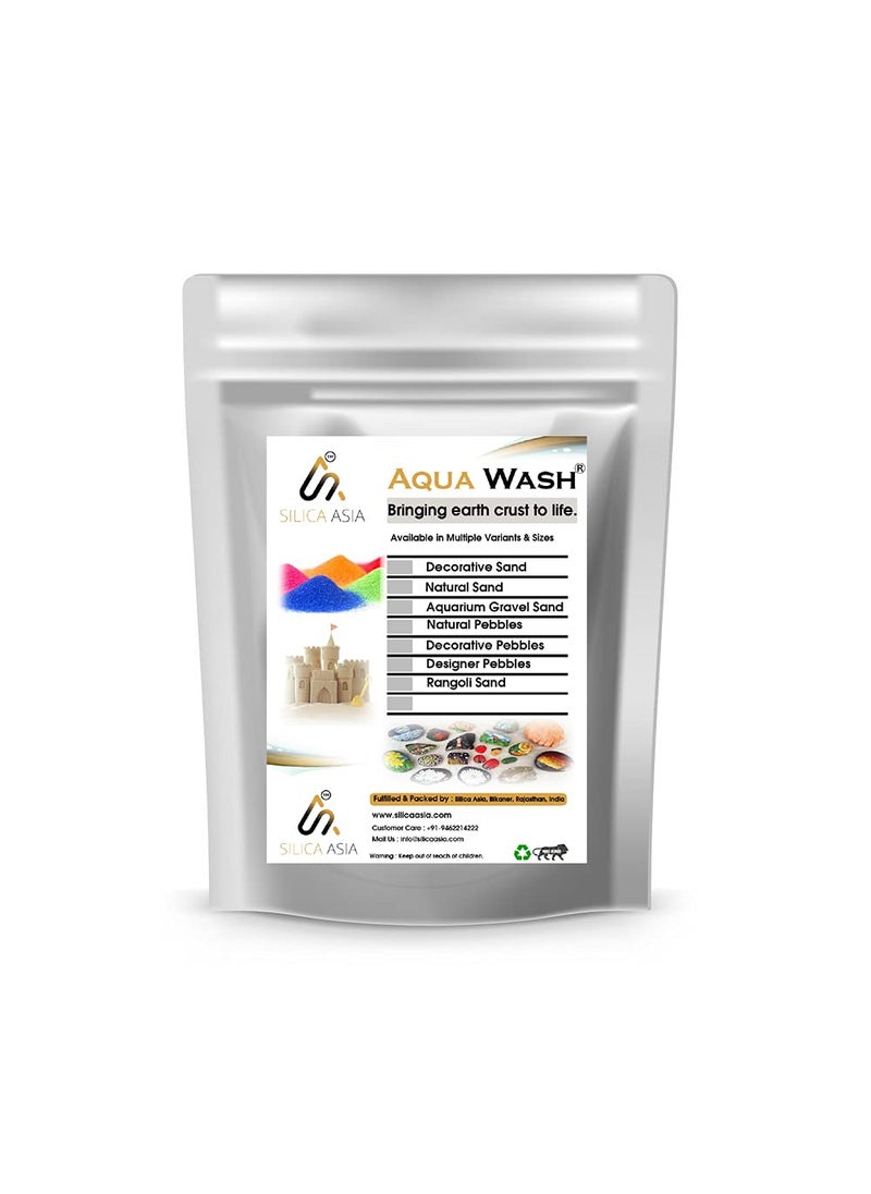 Aqua Wash Aqua Wash Silica Asias Multicolor Sugar Size Sand Decorative Sand Colored Sand for Leisure Creation Indoor Outdoor Theme Fun Play 19 kg 12 mm Green 2  - Image 3