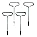Haidong Haidong Trumpet 4Pcs Ice Nail Ground Nail Ice Insert Ice Fishing Winter Fishing Tent Accessories Tent Nail  - Image 2
