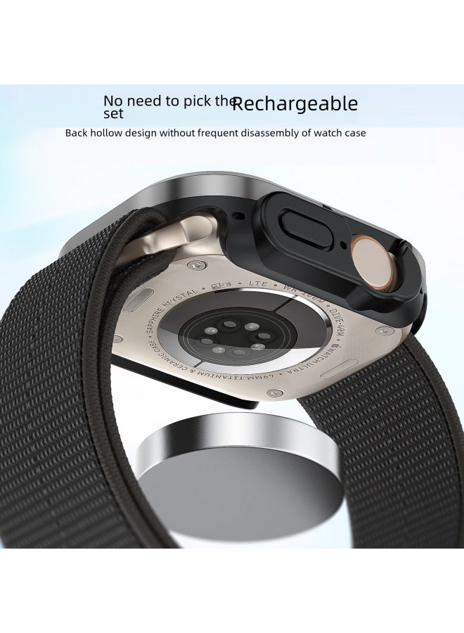 Watch S987654se Protective Case Metal Anti-fall Watch Case For 8ultra-Color:Gold-Appearance Size:iWatch4/5/6/SE/SE2 Generation Universal 40mm - Image 5