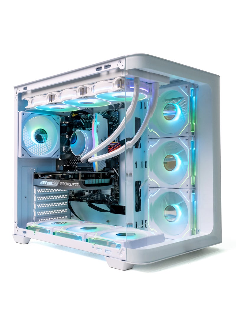 Setup Master Gaming PC With Intel i7-14700F Processor/NVIDIA GeForce RTX 5070Ti Graphics/32GB RAM DDR5/1TB SSD/Windows 11 Pro/White - Image 4