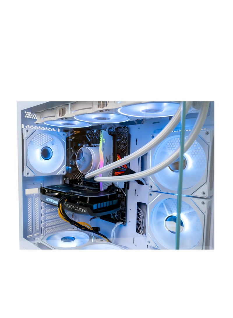 Setup Master Gaming PC With Intel i7-14700F Processor/NVIDIA GeForce RTX 5070Ti Graphics/32GB RAM DDR5/1TB SSD/Windows 11 Pro/White - Image 2