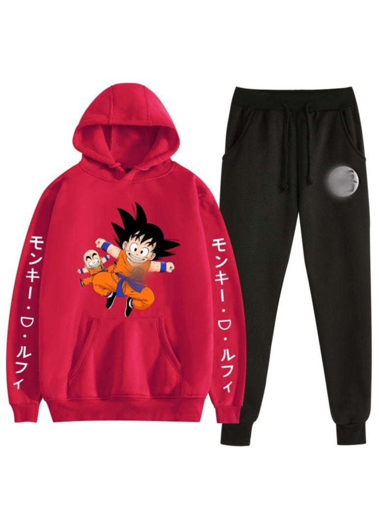 KUYING New Dragon Ball Hooded Hoodie Set  - Image 1