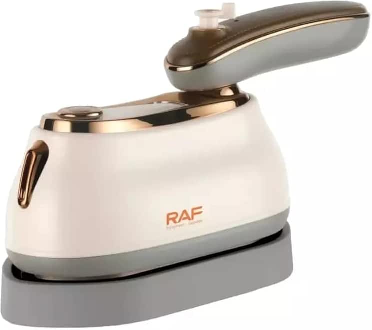 RAF Steam Iron 2 * 1 R.1142W, 1000 Watt, 220v, 50Hz, White