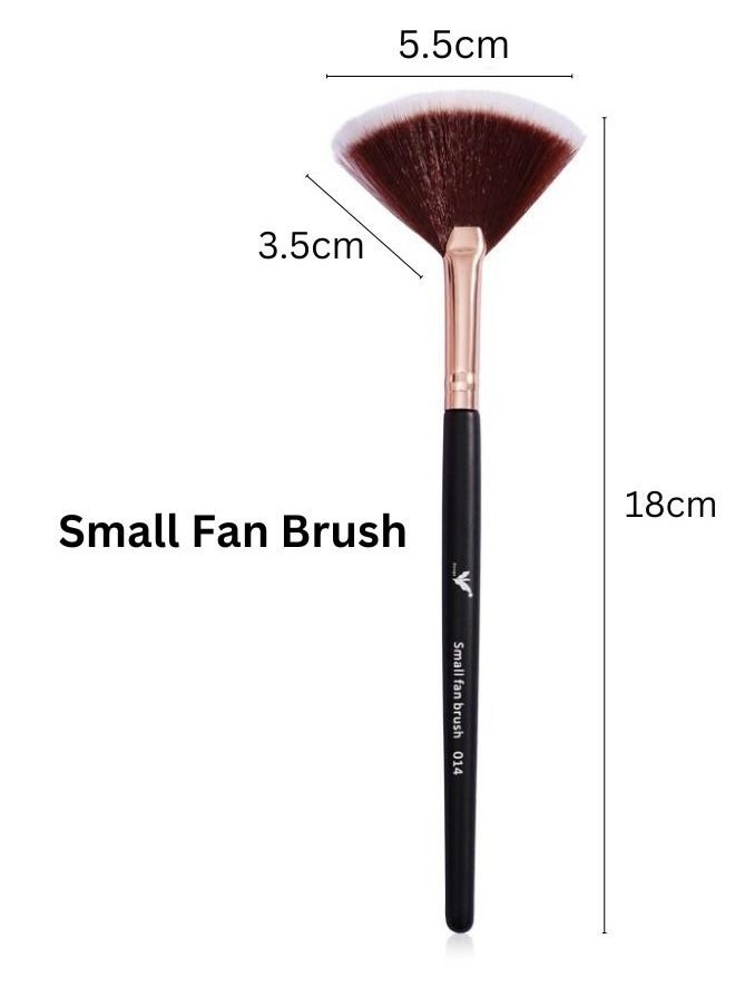 daroge Professional Small Fan Makeup Brush 014  - Image 2