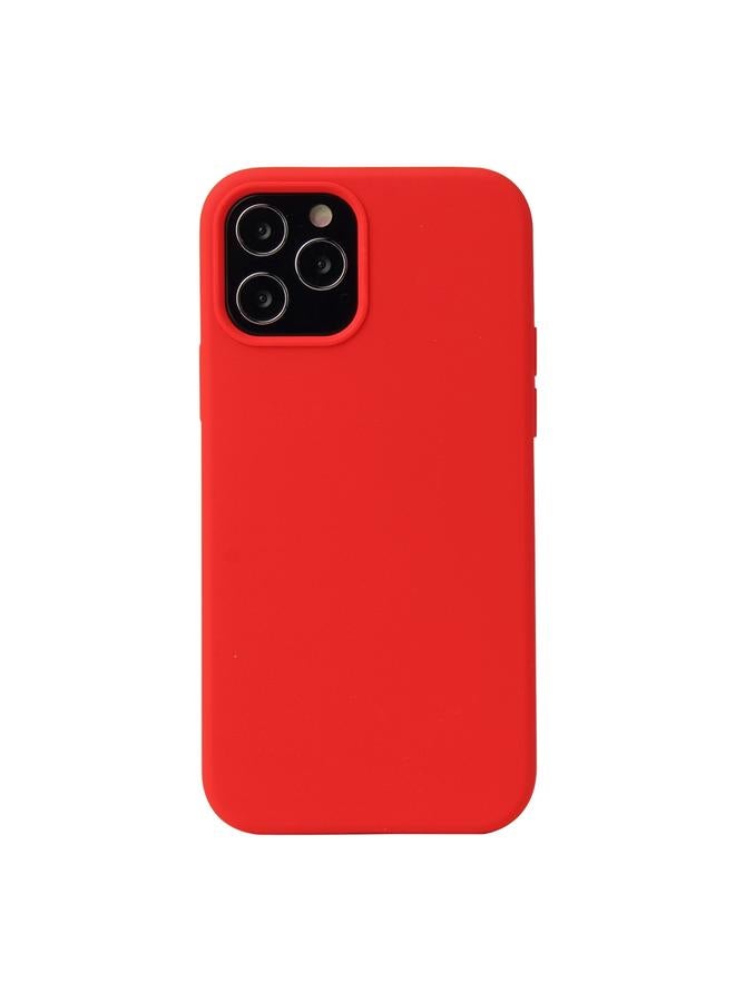 S-TOP Case For iPhone 12 Pro Max Solid Color Liquid Silicone Shockproof Protective Case - Image 1