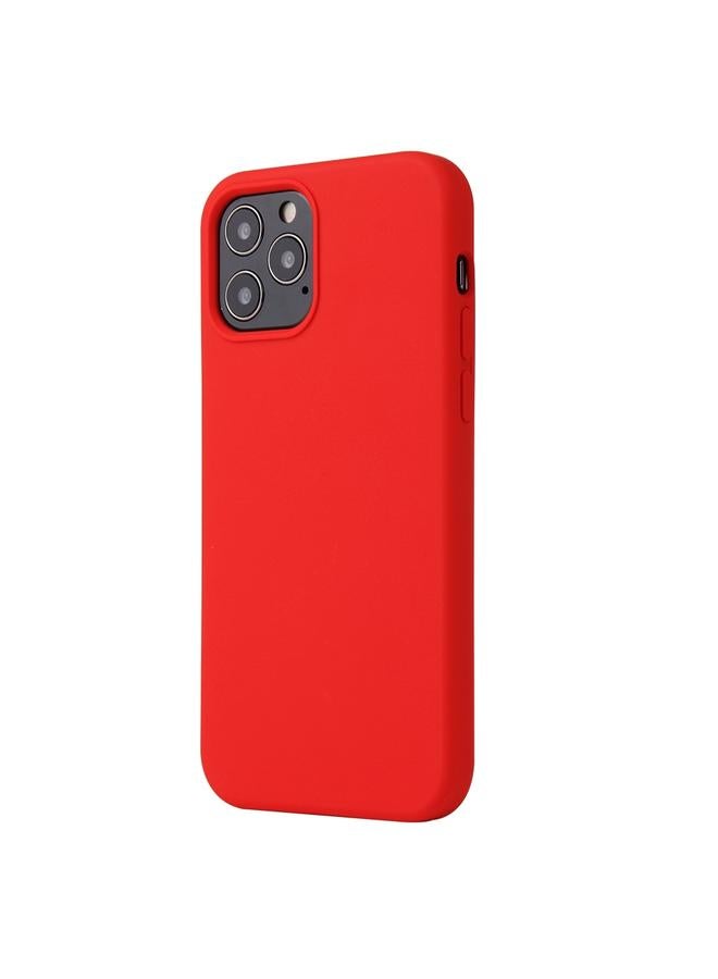 S-TOP Case For iPhone 12 Pro Max Solid Color Liquid Silicone Shockproof Protective Case - Image 2