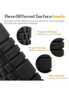 Generic Yoga Roller - Foam Roller, Fitness Foam Roller, Deep Muscle Roller and Lightweight Muscle Roller for Yoga and Pilates for Muscle Relaxation, Balance Exercise ( Multicolour )  - Image 2