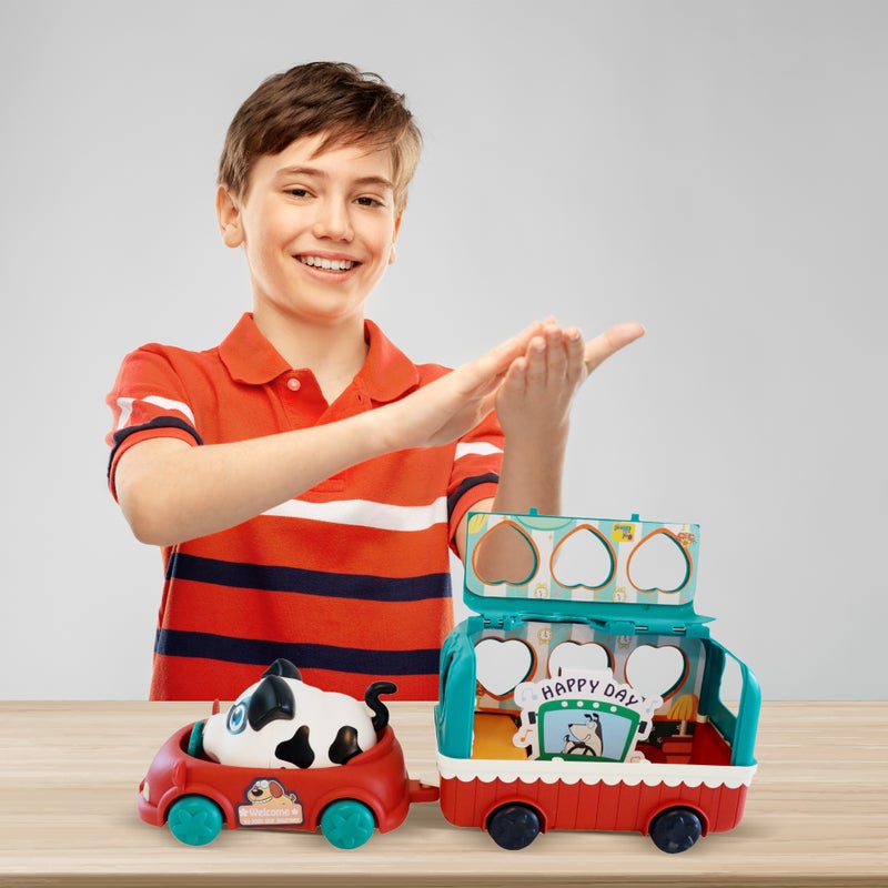 أوجي موجي تويز "مجموعة ألعاب أوجي موغي بتقنية التحكم الصوتي: كلب، سيارة، وعربة وجبات خفيفة     " - Image 4