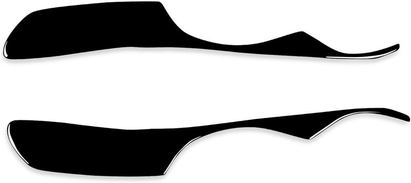 DEMULAX Glossy Black Headlight Eyebrow Trim for Lexus - Image 1