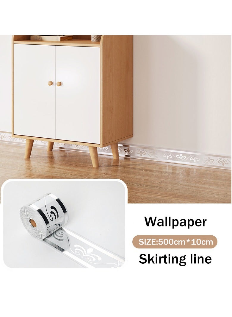 PVC الرخام بريق ورق الحائط الحدود الحديثة هندسية الجدار تغطي الحدود ملصق قشر وعصا الجدار الحدود باكسبلاش ذاتية اللصق الحدود ديكور بلاط ملصقات مطبخ مجلس الوزراء المرحاض الحدود