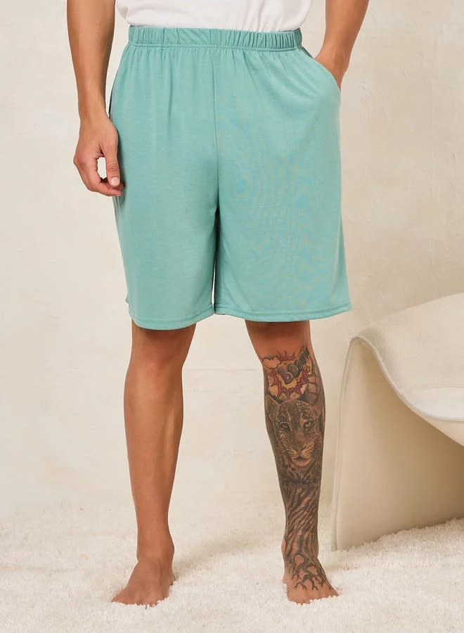 Styli Dare To Dream Slogan Print T-Shirt & Shorts Set