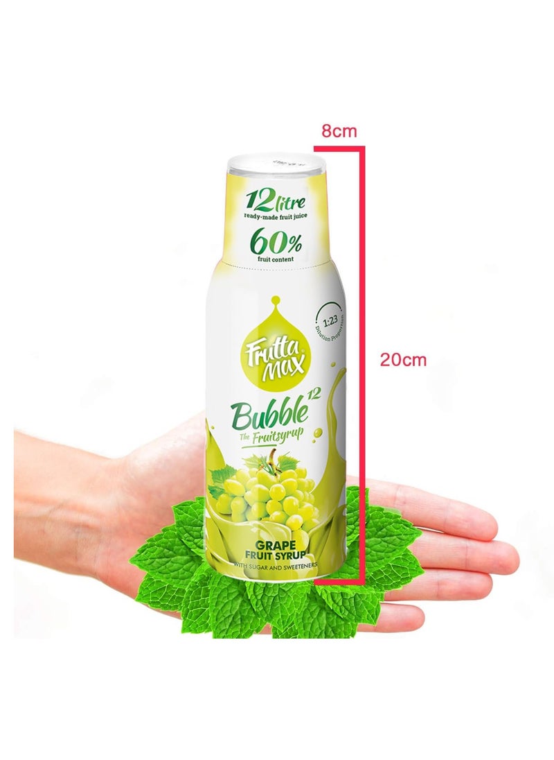 Fruttamax FruttaMax - Fruit Syrup Concentrate | Less Sugar | with 60% Fruit Content | Suitable for soda Machine 500ml (Grape)  - Image 4